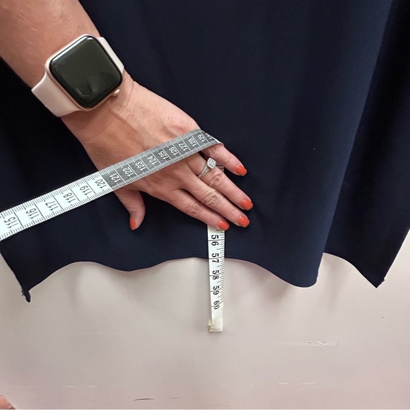 Chic Navy Long Sleeve Dress size M - Picture 5 of 6